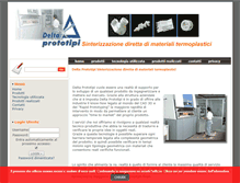 Tablet Screenshot of deltaprototipi.it